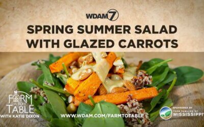 Katie Dixon’s Spring Summer Salad with Glazed Carrots Recipe